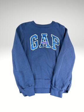 GAP Logo Original Girls Sweater Blue Size Large / Size 10 (SKU: 148G)